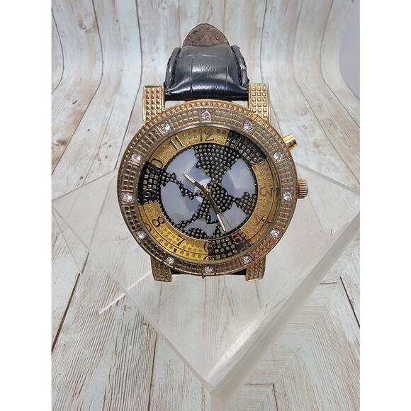 Ice King Mens Fashion Light Up Watch With Black Leather Band - Picture 12 of 12